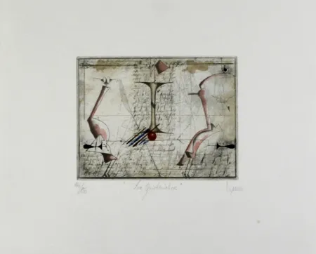 版画 Werner - Die Geistreichen