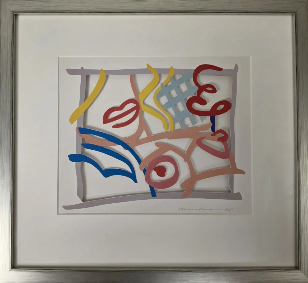 胶版印刷 Wesselmann - Bedroom Blonde. Cut Out. Invitation