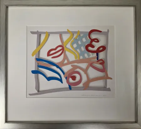 胶版印刷 Wesselmann - Bedroom Blonde. Cut Out. Invitation