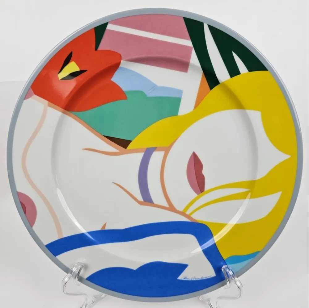 复数作品 Wesselmann - Blonde Vivienne. Künstlerplatzteller