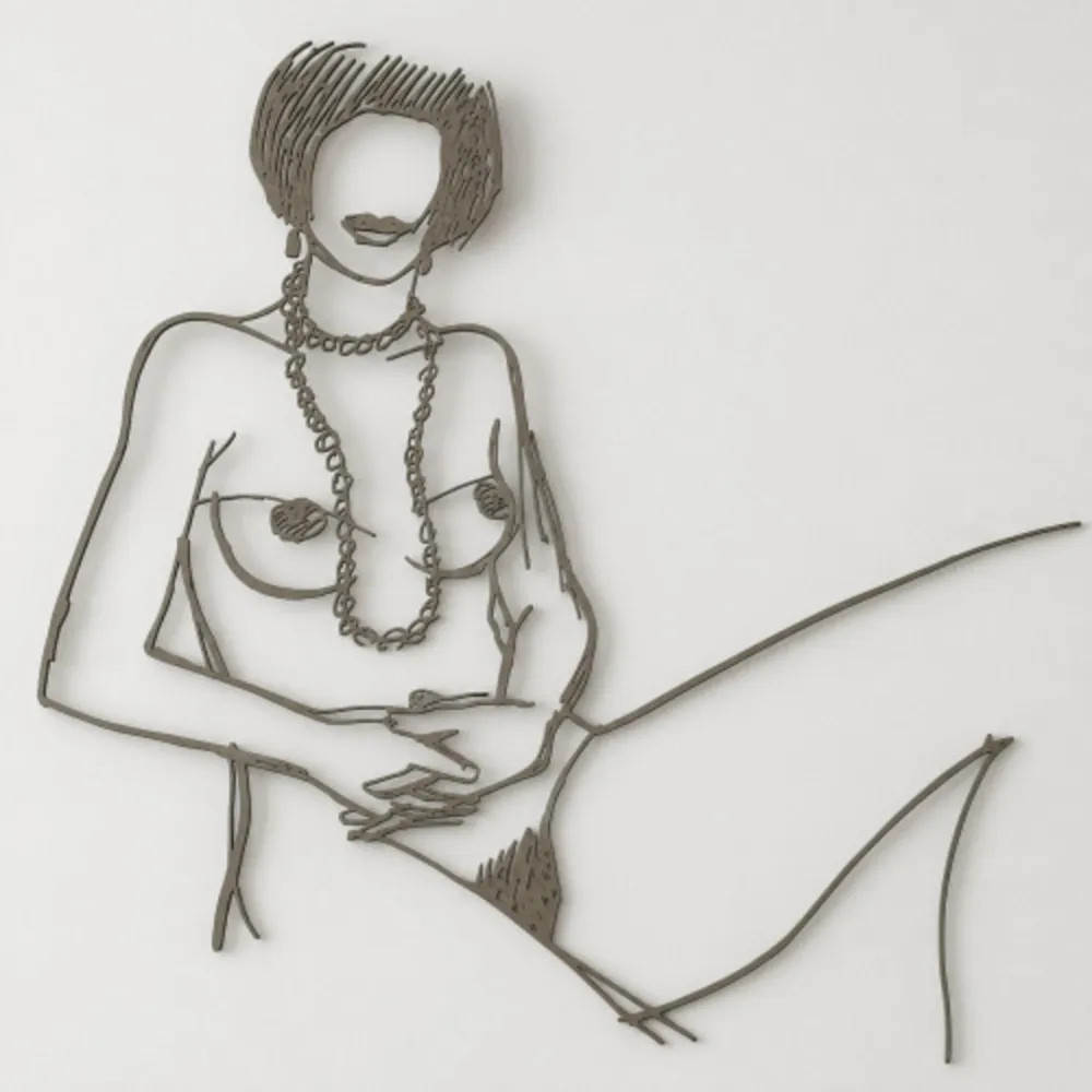 复数作品 Wesselmann - Monica with Necklace, Hands Folded