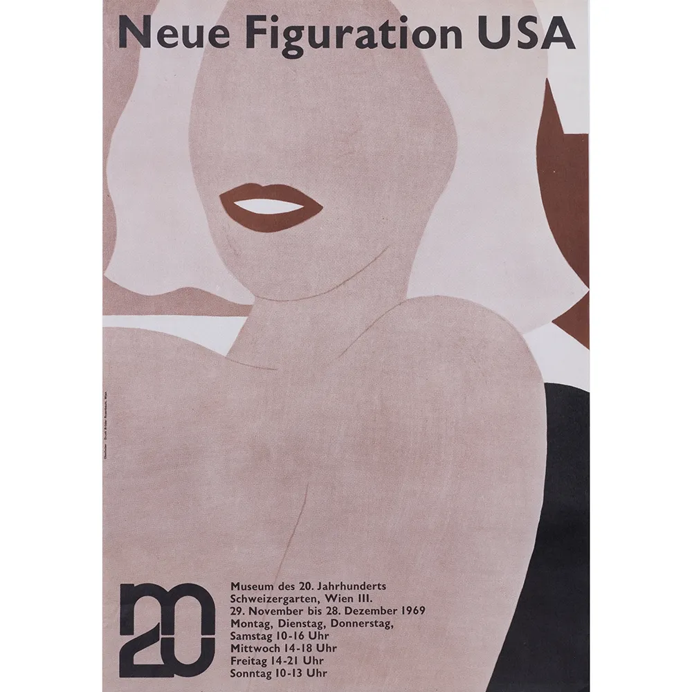 海报 Wesselmann - Neue figuration USA 1969