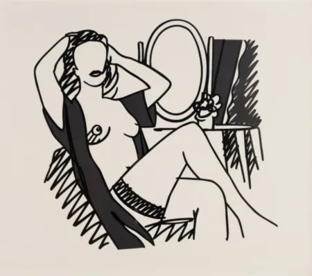 丝网印刷 Wesselmann - Nude and Mirror