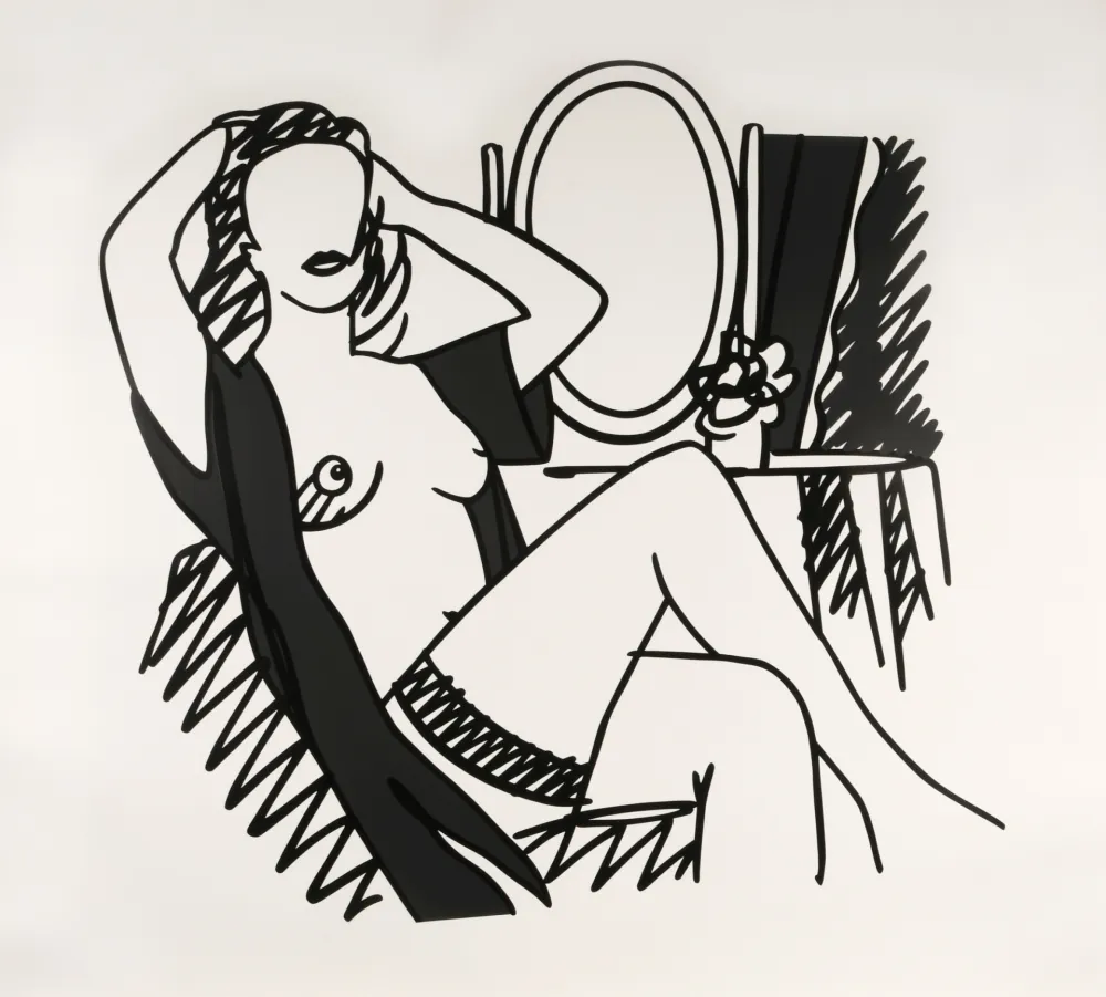 丝网印刷 Wesselmann - Nude and Mirror