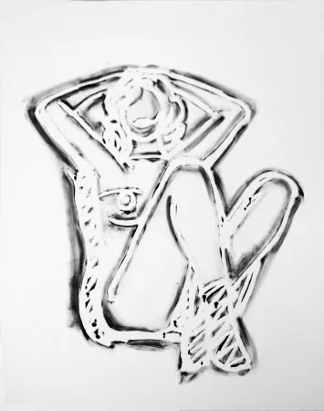 丝网印刷 Wesselmann - ROSEMARY SITTING STRAIGHT UP