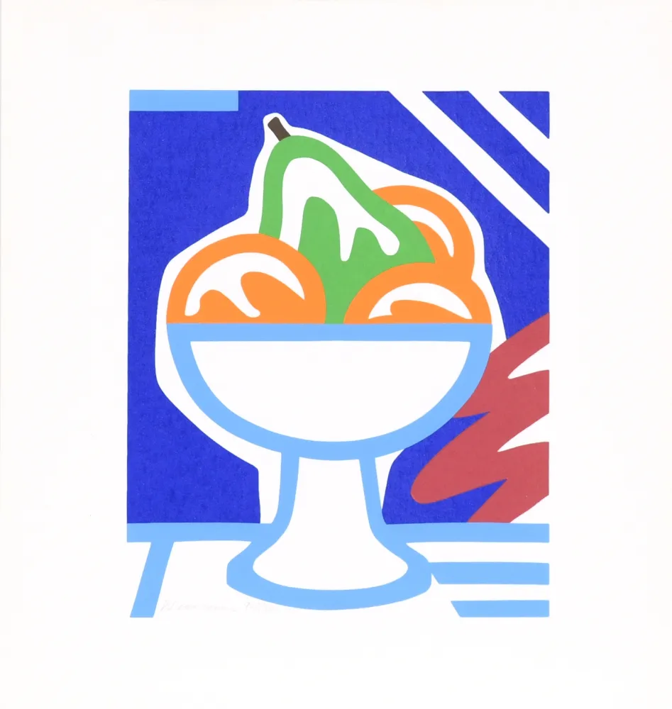 丝网印刷 Wesselmann - Still Life with Pear and Oranges