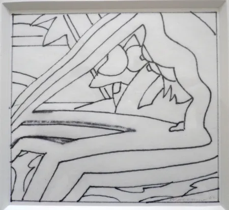 无技术 Wesselmann - Study for Sunset Nude with Red stockings