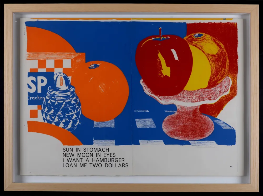 石版画 Wesselmann - Sun In Stomach New Moon In Eyes, 1964 – Hand-signed & framed