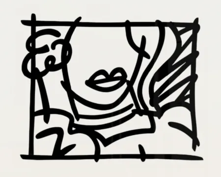 丝网印刷 Wesselmann - Woman with Green Blouse