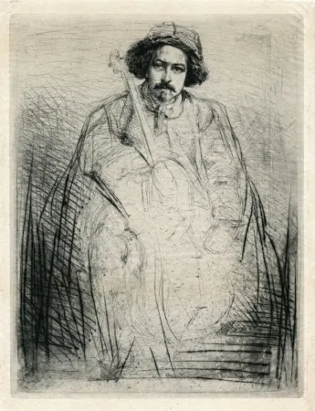 版画 Whistler - Becquet - Plate 8 from A Series of Sixteen Etchings