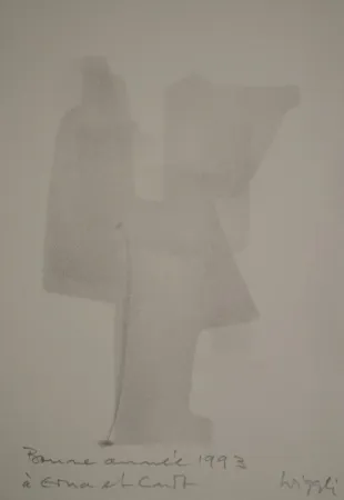 石版画 Wiggli - Neujahrskarte 1993