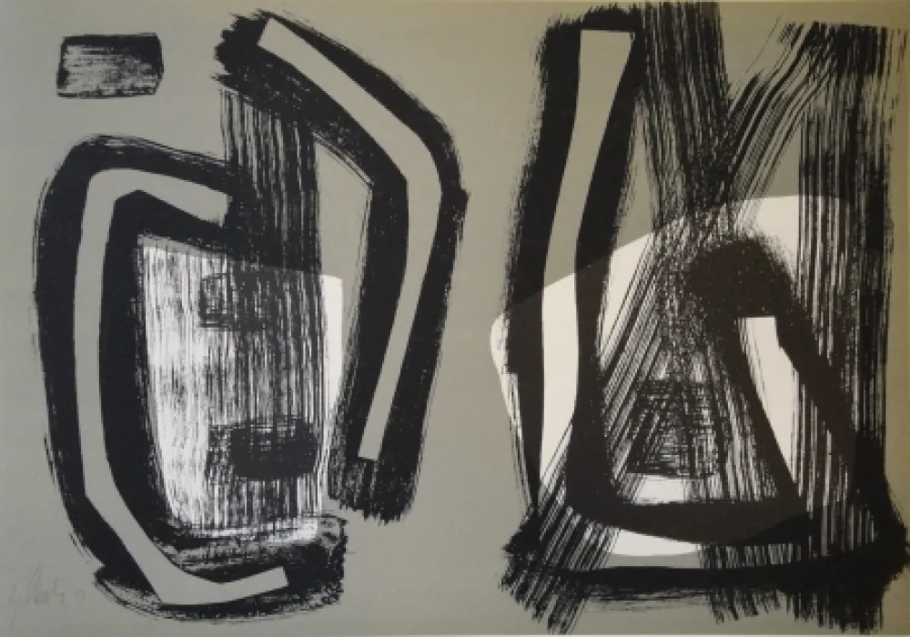 石版画 Winter - Untitled