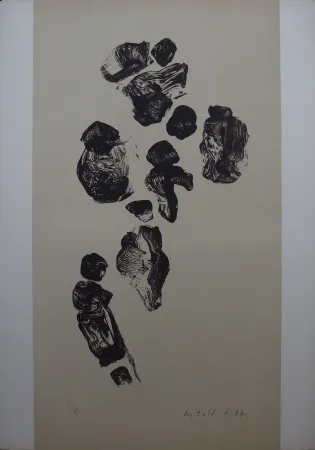 石版画 Witold-K - Le défilé