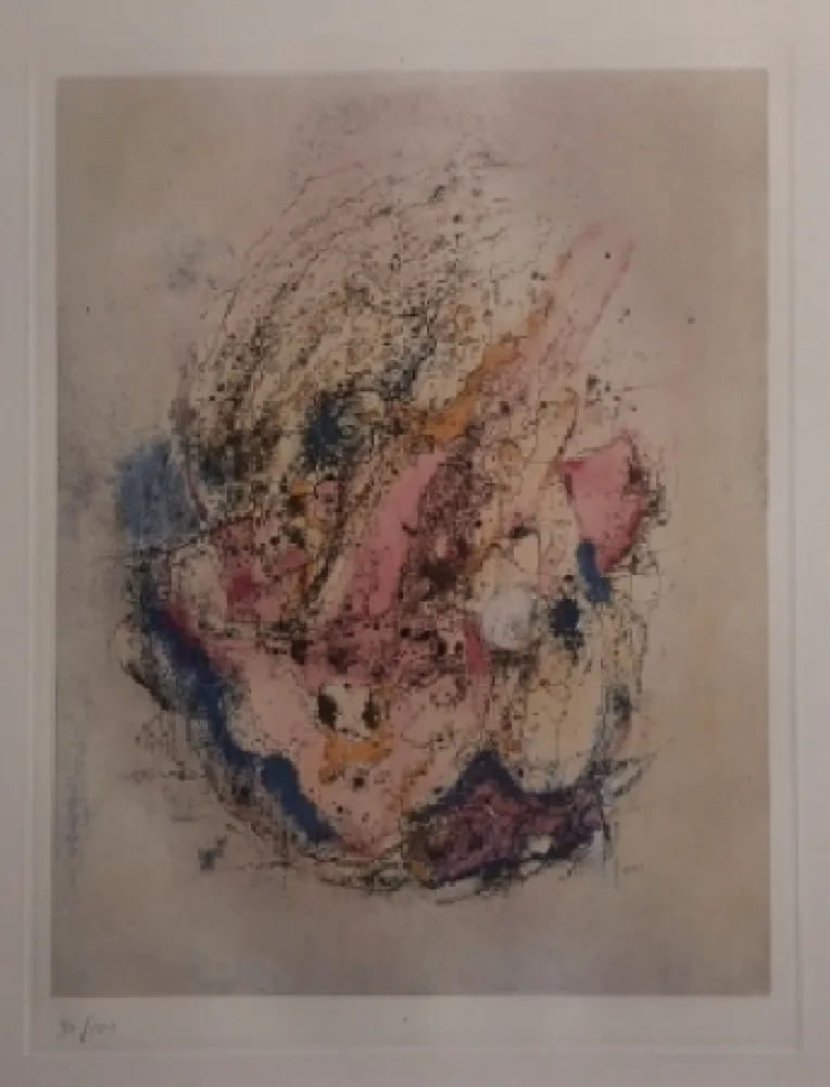 版画 Wols - La bête dans le ciel