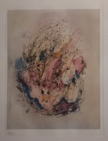 版画 Wols - La bête dans le ciel