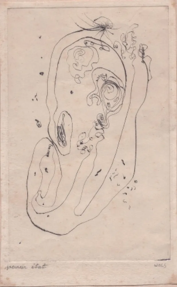 干刻版画 Wols - Ohr