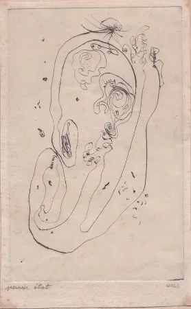 干刻版画 Wols - Ohr