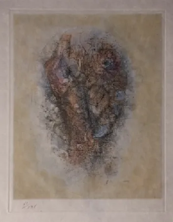 版画 Wols - Sombre dimanche