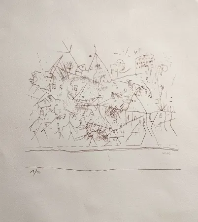 石版画 Wols - Untitled