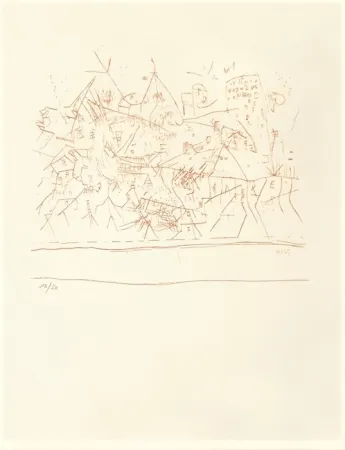 石版画 Wols - Untitled