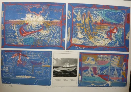 版画 Wong - Emploi de matières 3033