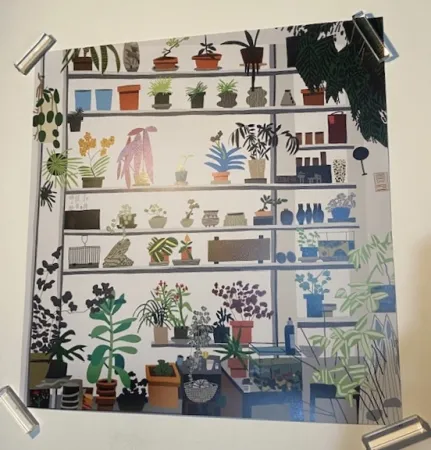 海报 Wood - Large Shelf Still life