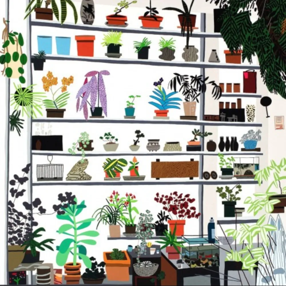 胶版印刷 Wood - Large Shelf Still Life