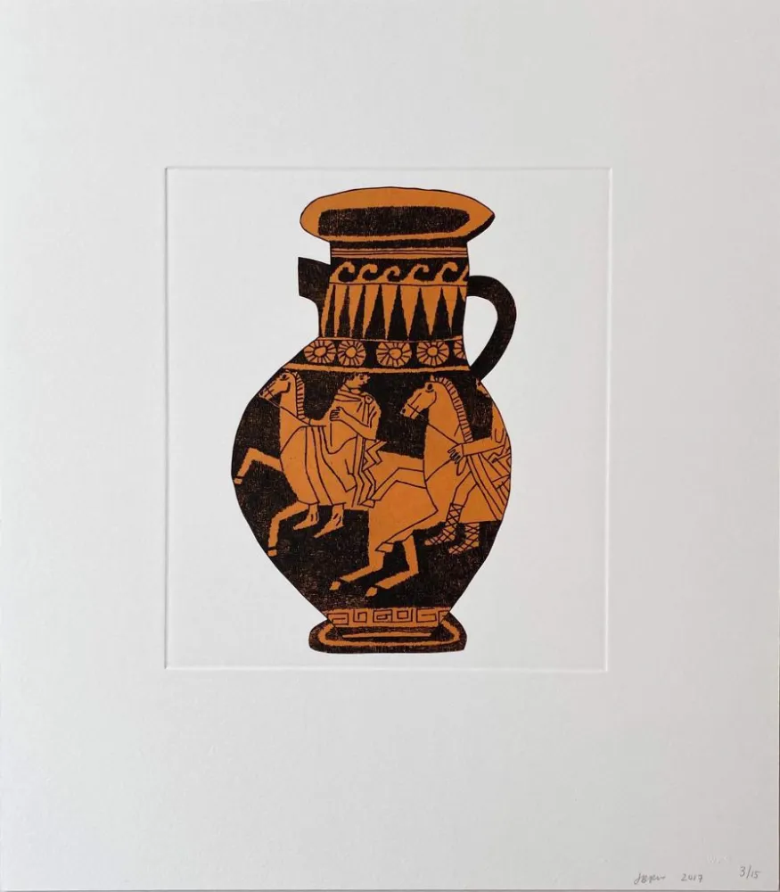 版画 Wood - Untitled (3) from 8 Pots