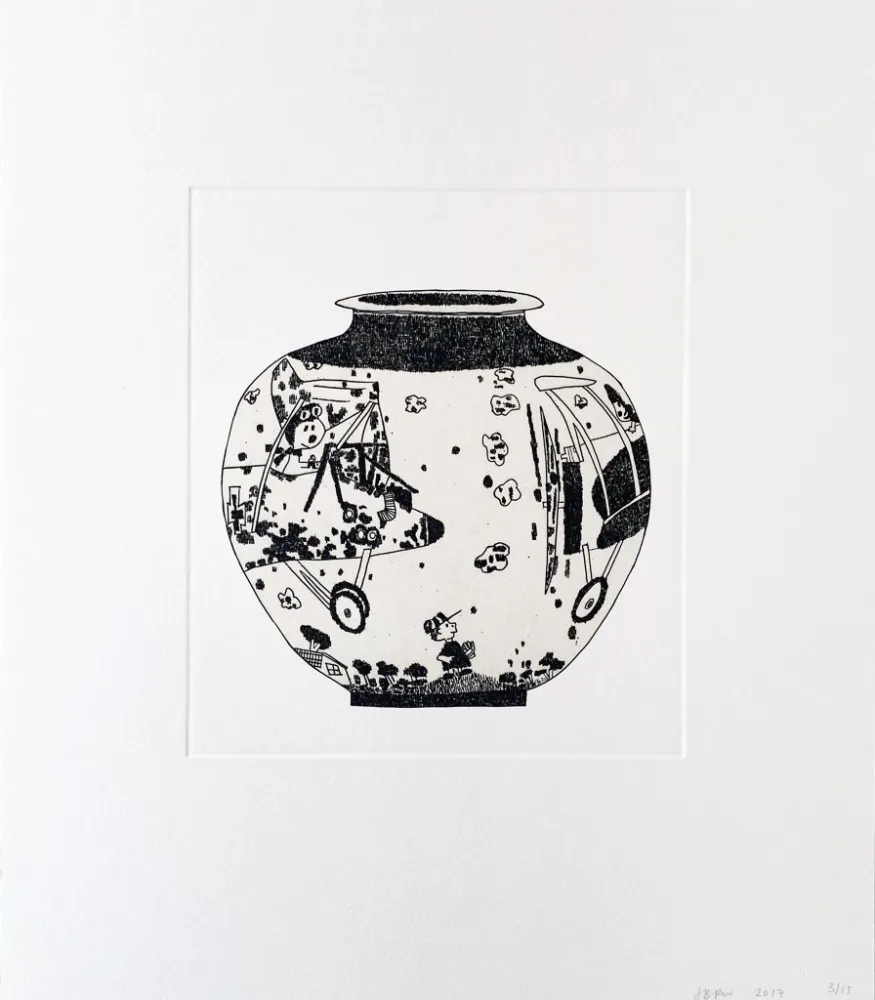 版画 Wood - Untitled (6) from 8 Pots