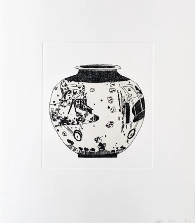 版画 Wood - Untitled (6) from 8 Pots