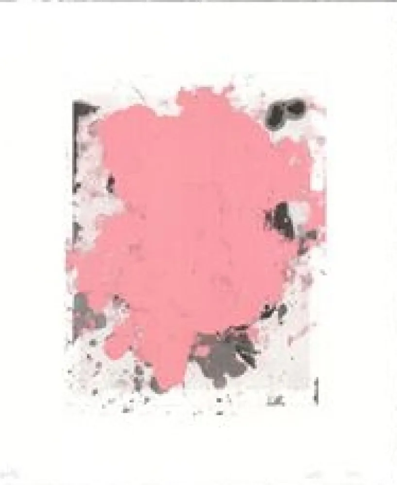 石版画 Wool - Portrait (red)