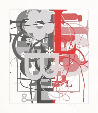 丝网印刷 Wool - Untitled II