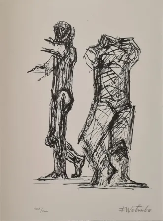 石版画 Wotruba - Erker-Treffen 2 