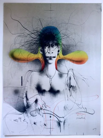 石版画 Wunderlich - Easy Rider