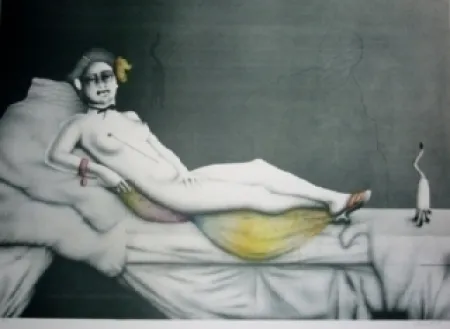 石版画 Wunderlich - Olympia I