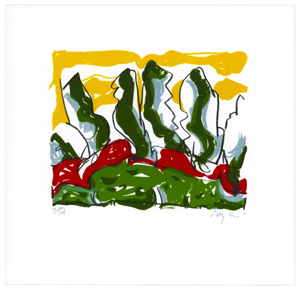 石版画 Wyckaert - Balades II.3