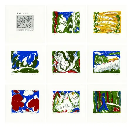 石版画 Wyckaert - Balades III (complete portfolio)