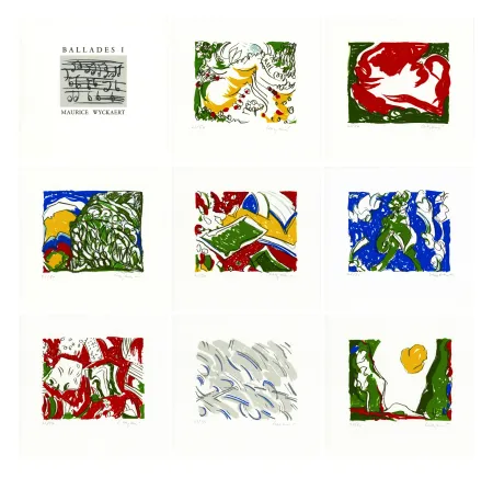 石版画 Wyckaert - Bales I (complete portfolio)