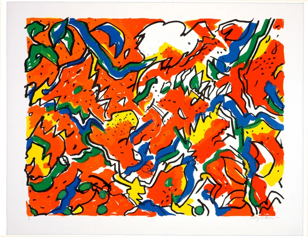 石版画 Wyckaert - Colchiques euphoriques