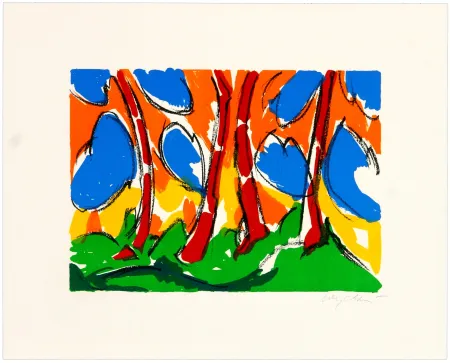 石版画 Wyckaert - Encre cinq et sept