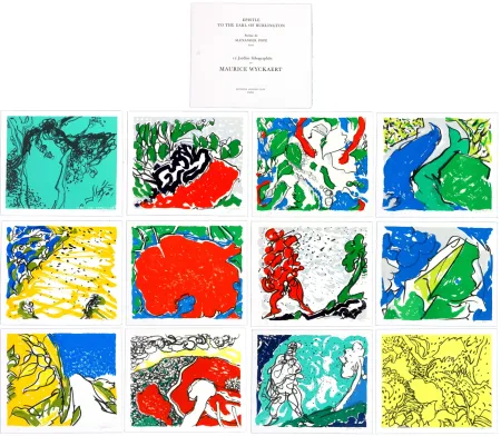 石版画 Wyckaert - Epistle to the earl of Burlington (complete portofolio)