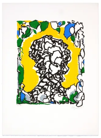 石版画 Wyckaert - Portrait d'Alexandre Pope