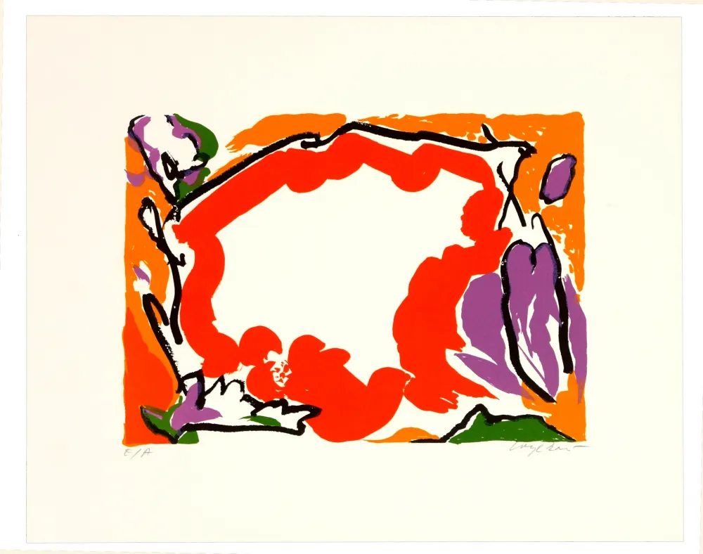 石版画 Wyckaert - Sans titre