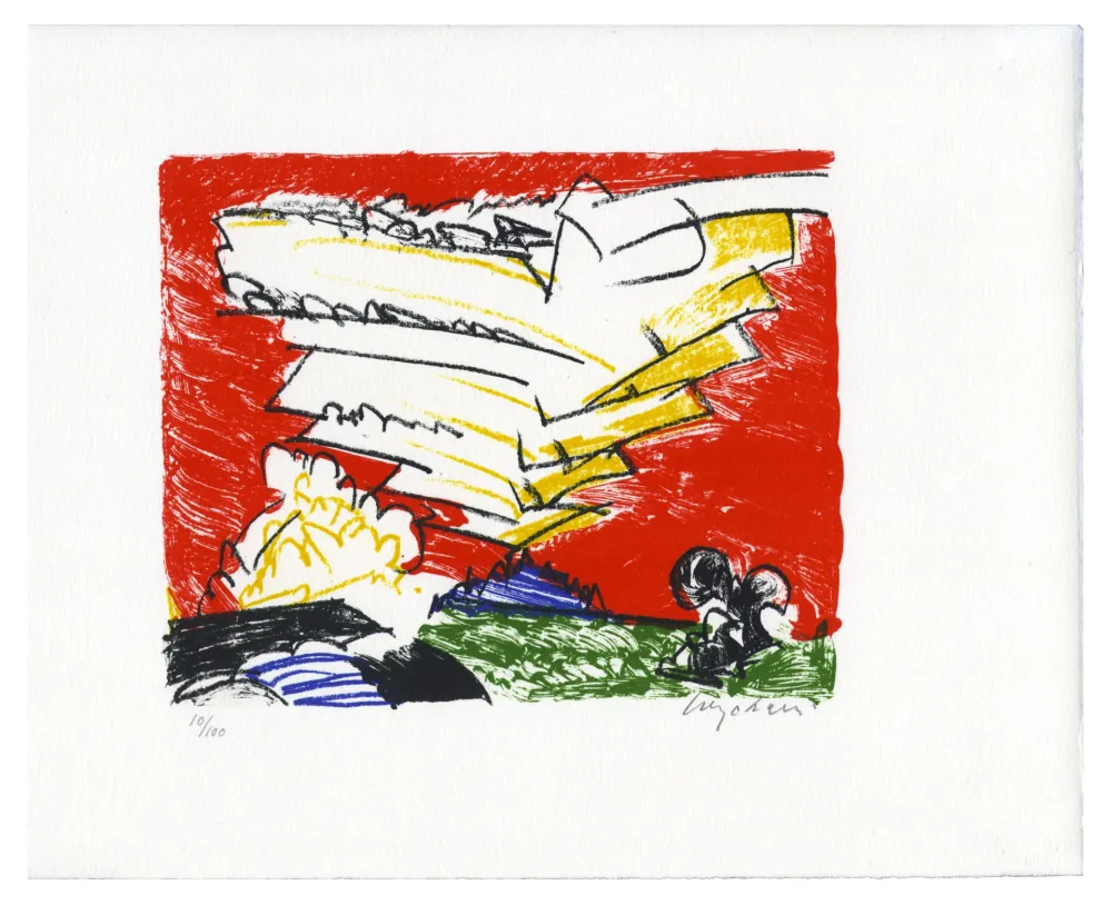 石版画 Wyckaert - Vues 1