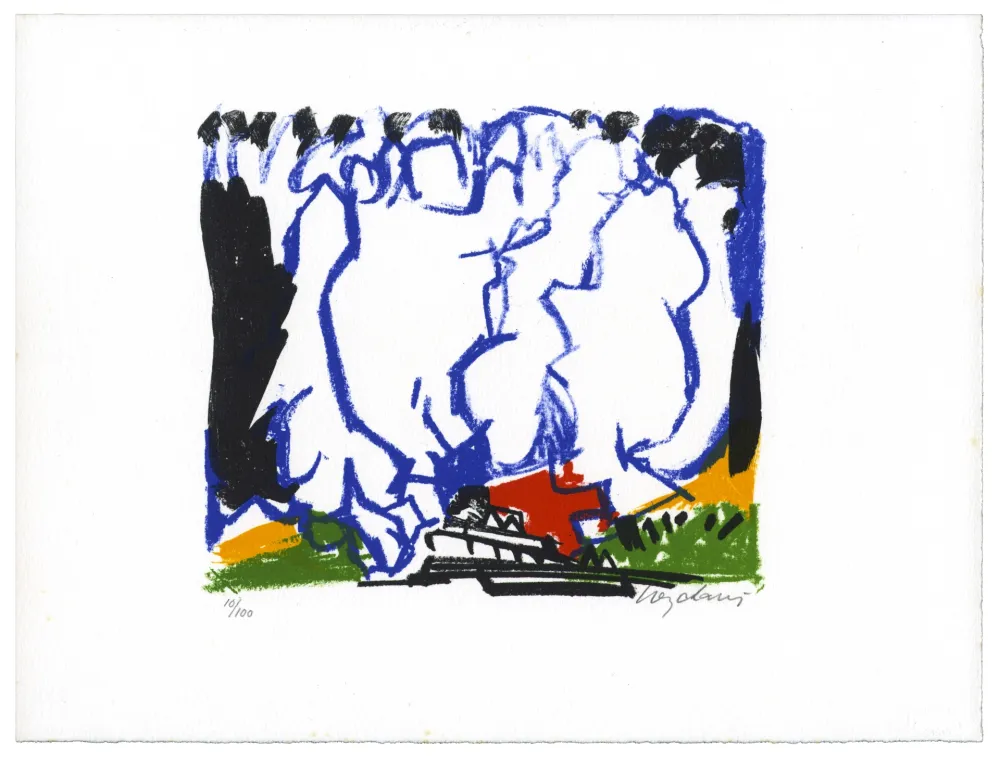 石版画 Wyckaert - Vues 3