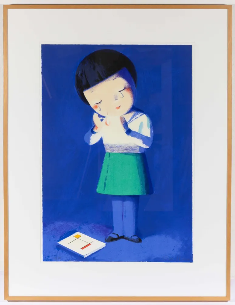 石版画 Ye - Crying Girl