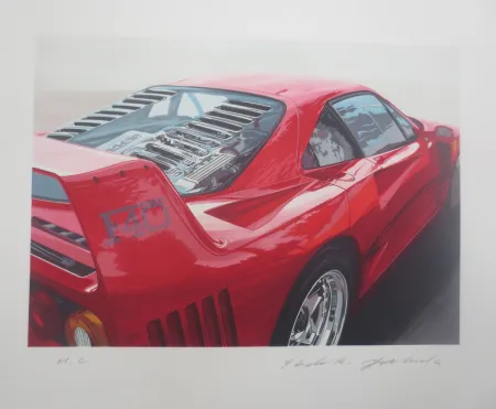石版画 Yoshida - Ferrari 250 GT0 64