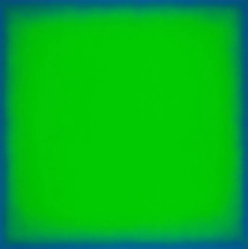 丝网印刷 Yturralde - Postludio IV (Green and Blue)