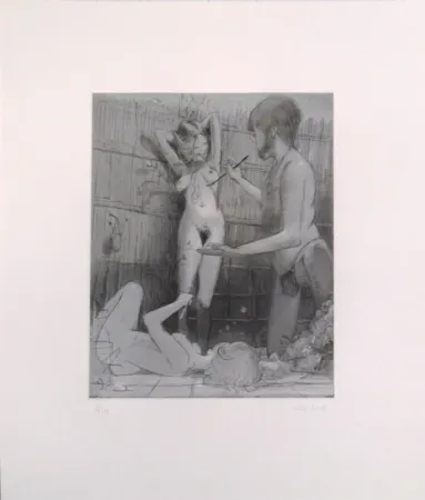 版画 Yuskavage - Art Students