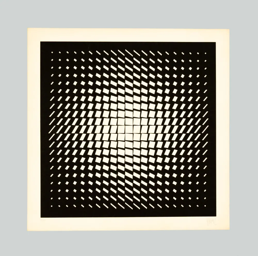 丝网印刷 Yvaral - Composition